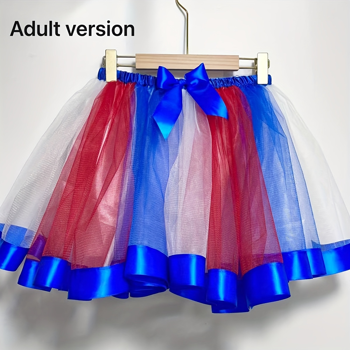 Adult-style Red, White, And Color- Mesh Costume Dress, Holiday Party Dress, Only, Please Purchase According To Your Needs