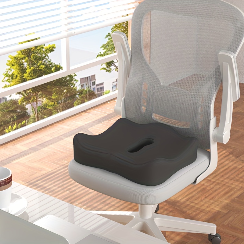 anthropomorphic memory foam office chair cushion butt pad curved design for office chairs and car seats provides lumbar support with soft comfortable padding   side sleepers spinal hip and joints Product details 3