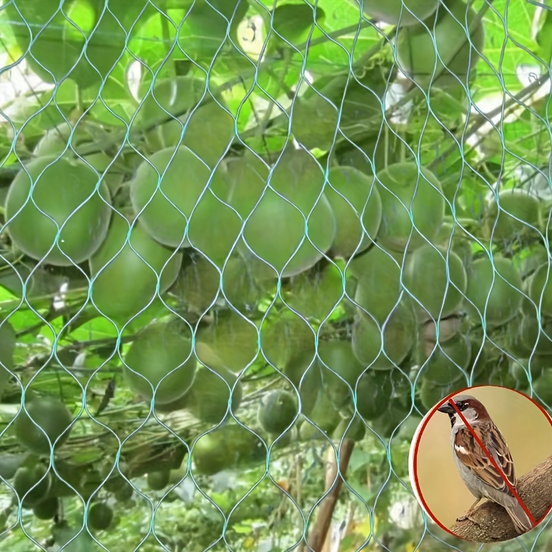 Anti-bird nets, pond nets, fishing nets, traps, crops, fruit trees,  vegetables and flower gardens, mesh pest controlGarden fence