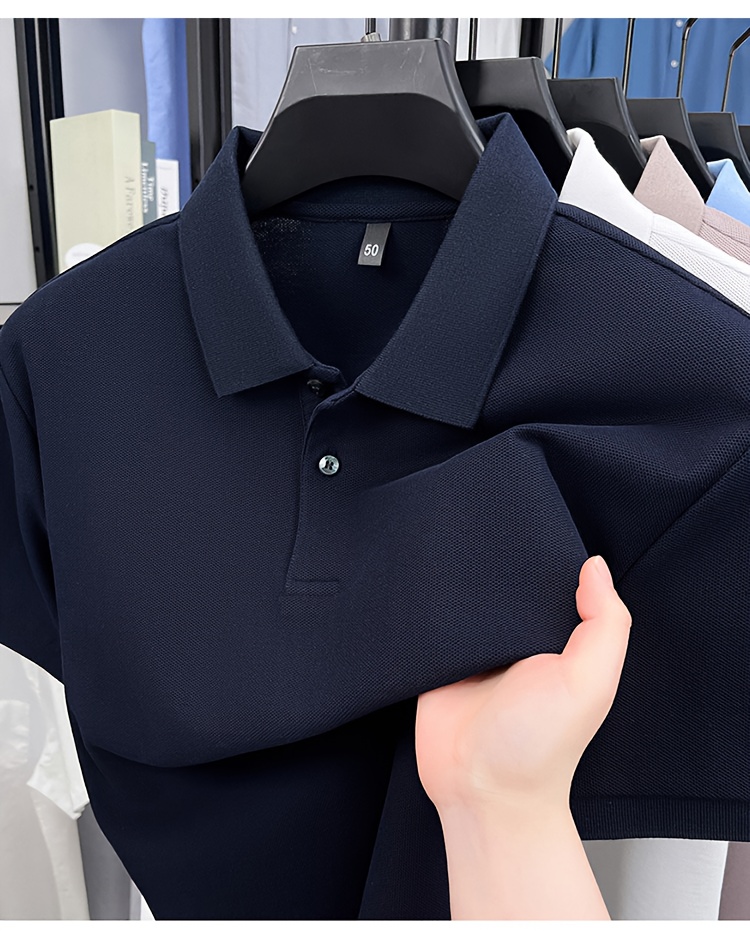 σορτς για άντρες, άνετο και στυλιστικό, για επιχειρήσεις και σπορ, με σύντομο λαιμό και σωλήνα Στοιχεία είδους 2