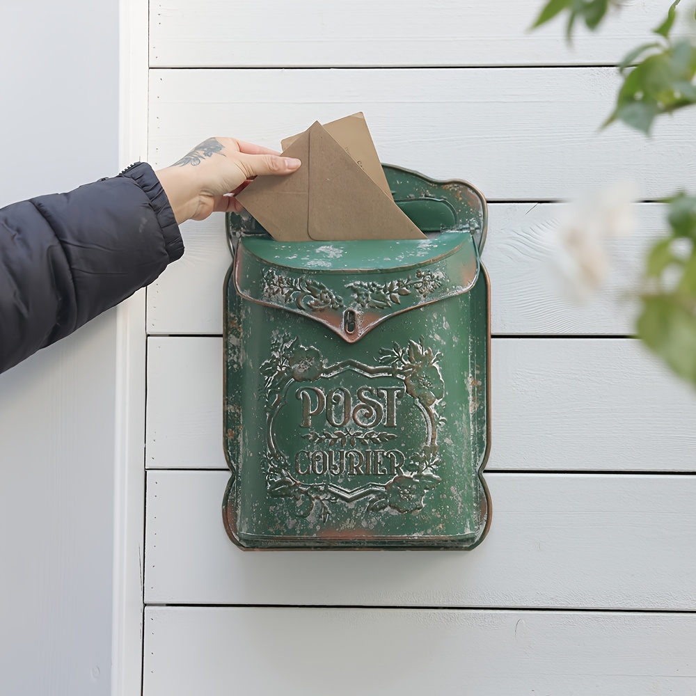 BIG FORTUNE Vintage Mailbox Mailbox Wall Mount Vintage