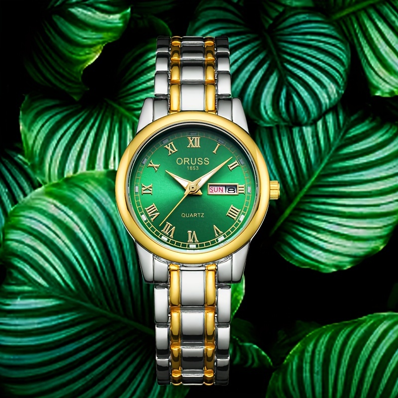 Trendy, Versatile, Fashionable, Chic Women's Watches, Retro, High-end, Foreign, Individual, Accurate, Double Date, Beautiful Women's Watches