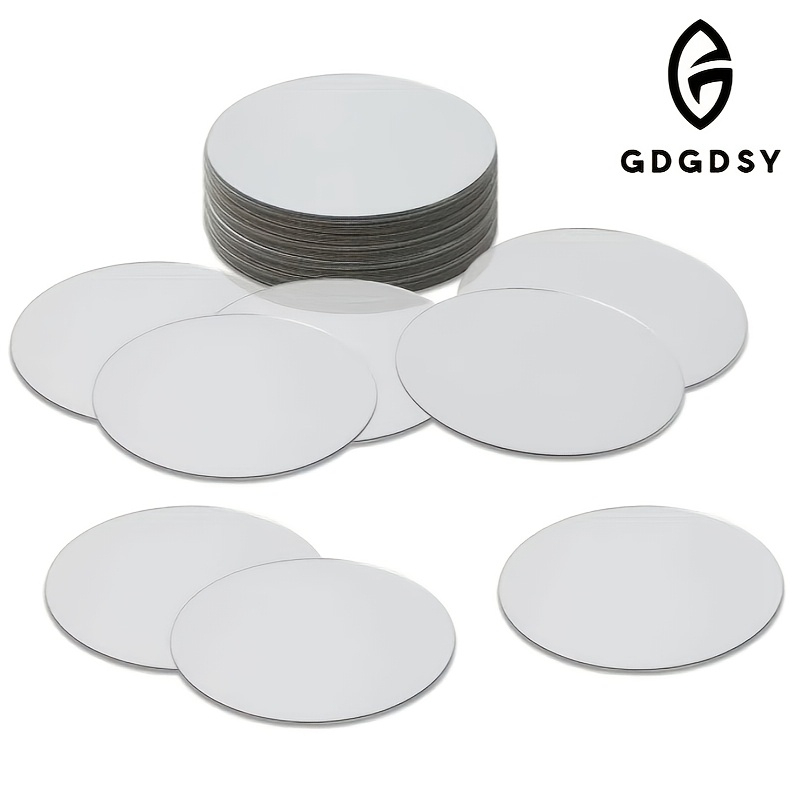 

10pcs Gdgdsy Acrylic Mirror Tiles, 4-inch Round Craft Mirrors, For Diy , Home Décor, Table Embellishments, And Art Projects