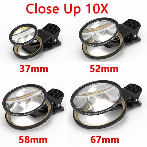smartphone clamp phone holder macro lens clip magnifier suitable for camera 10x magnification compatible for all smartphones mobile camera attachment for photography for shooting close macro filter for smartphones