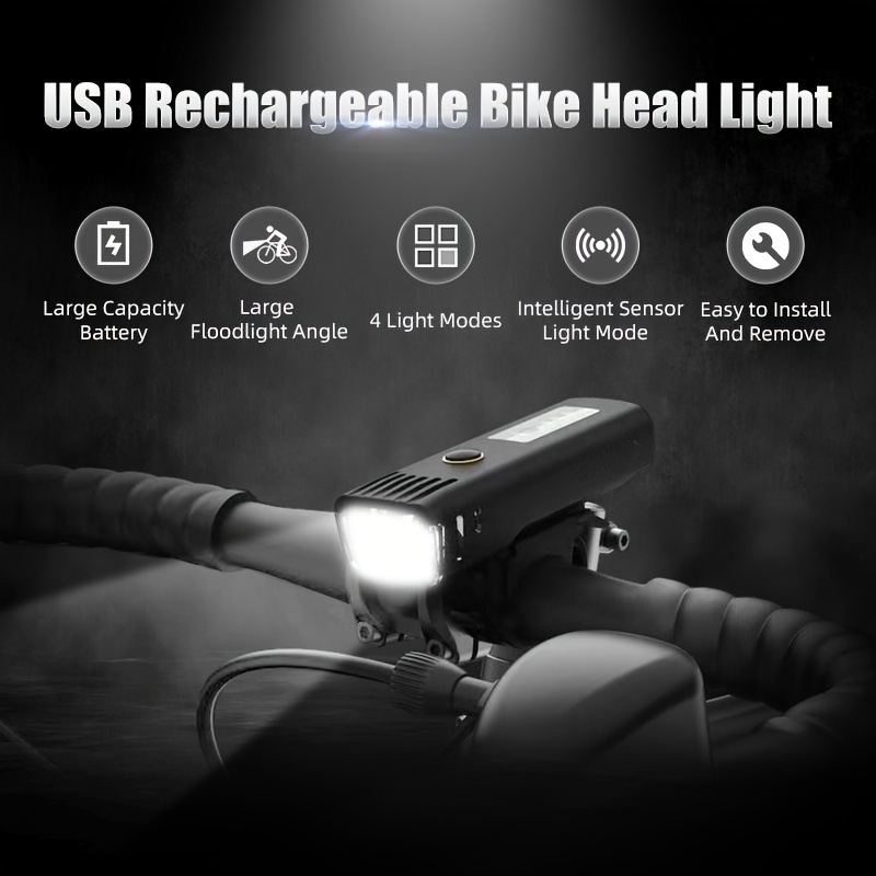 Powerful bike headlight on sale