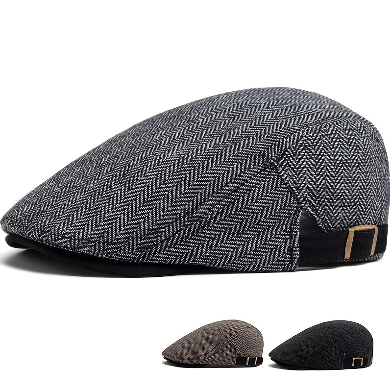 

Men' Beret - Adjustable, For Autumn & Winter