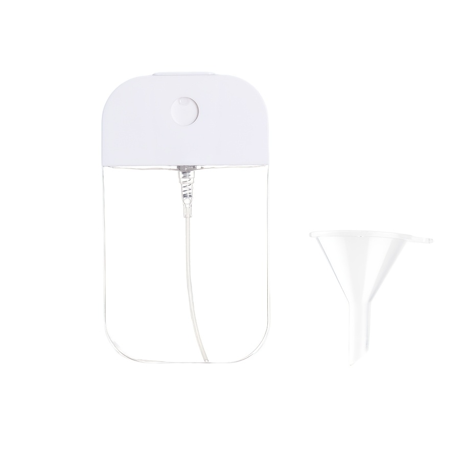 2pcs Portable Card Spray Bottle Funnel Small Spray Bottle Fine Mist, For Man And Woman Travel Makeup Water Bottle, Bottles For Liquids, Hand Sanitizer Bulk, Spray Handsanitizer, Water Spray