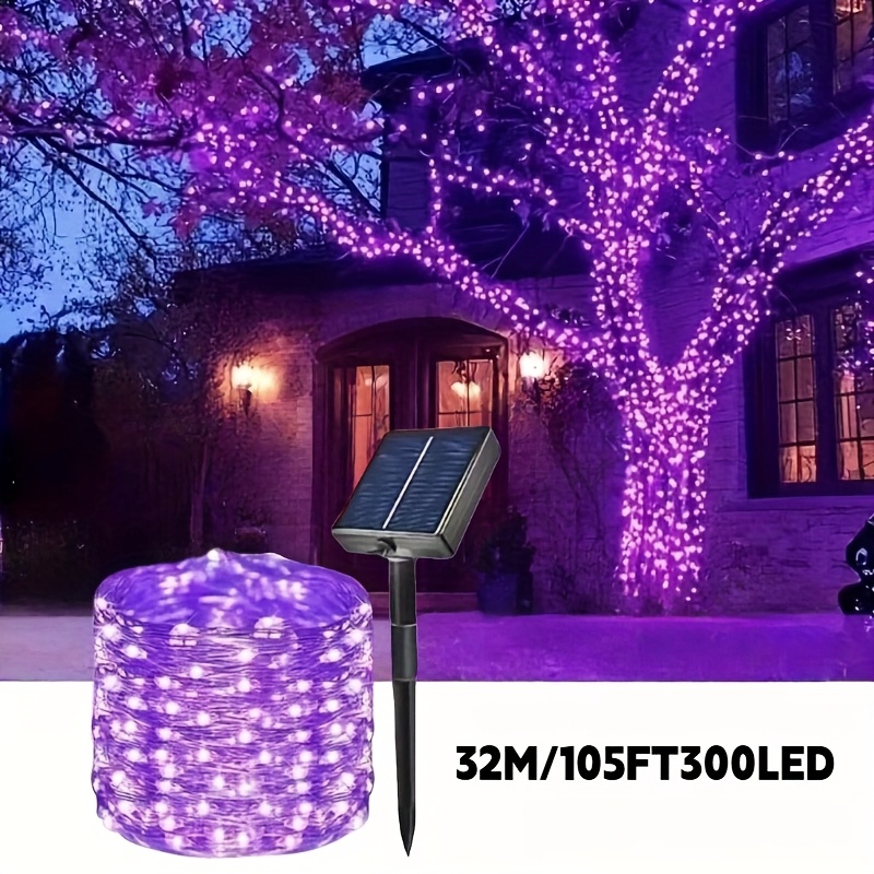 E-shop 1 Lichterkette mit Solarbetrieb, Lithium-Elektrolicht, Feiertagsdekoration, IP54, Outdoor-Lichtstreifen, geeignet für verschiedene Szenen wie