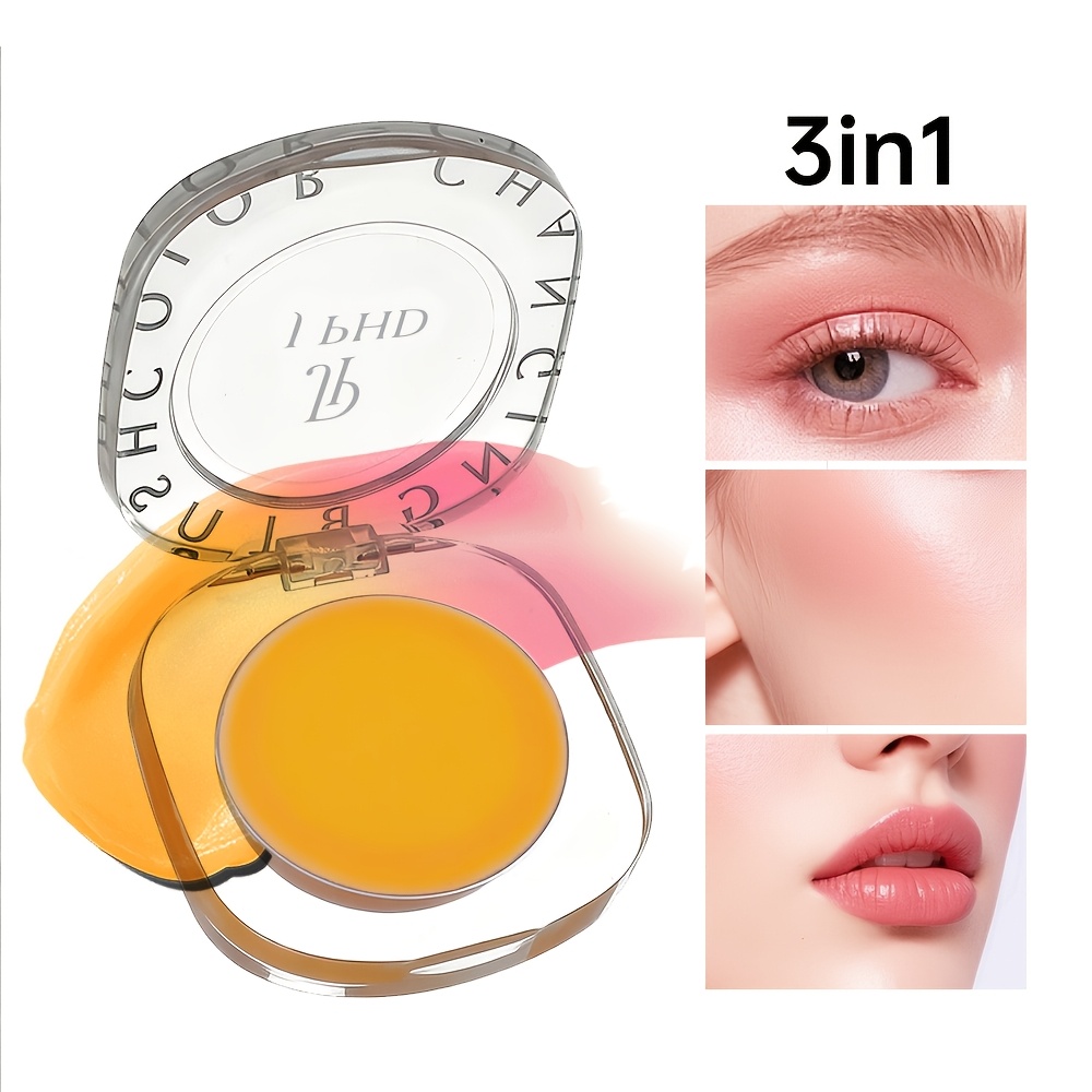 TEMU J Phd Colorchanging Blush  Eye Shadow And Lipstick To Skins Temperature And Texture Lightweight  Longlasting Pink Tone End