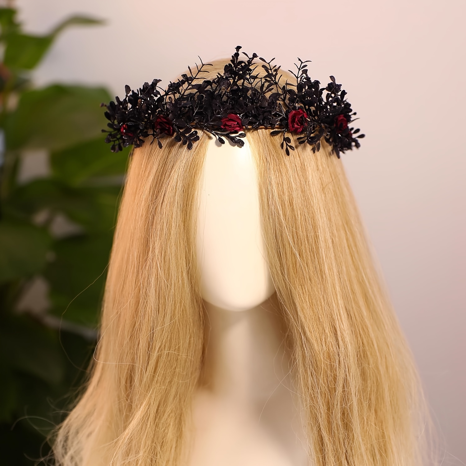 

Mostory - Headpiece Elf For Women Goth Halloween Christmas