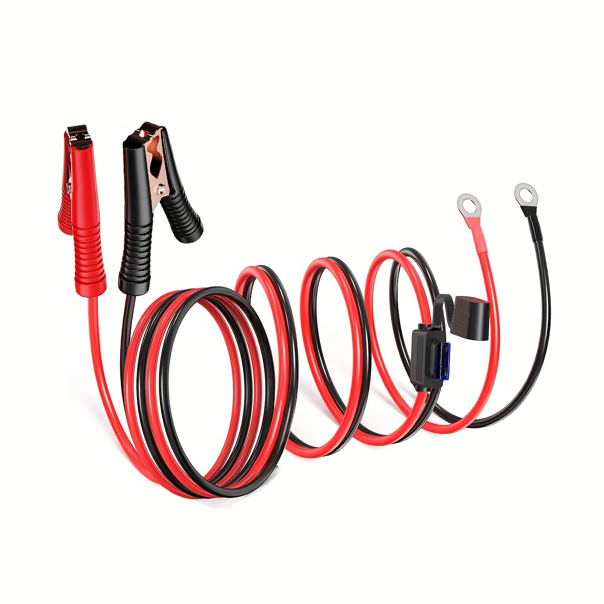 Image of Car Extension Cable Clip With Grounding Tab And 15a Fuse