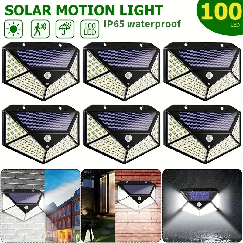 

Led Solar Motion Light: Ip65 Waterproof Outdoor Wall Lights For Courtyard, Villa, And Garden - Installation, Energy , Solar , No Remote, Plastic Material