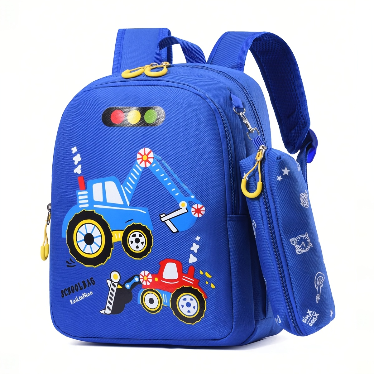 TEMU Girls' Mini Backpack With Adjustable Straps & Cartoon Design - Lightweight School Bookbag Suitable For School Trips, Durable Carrier, Zipper