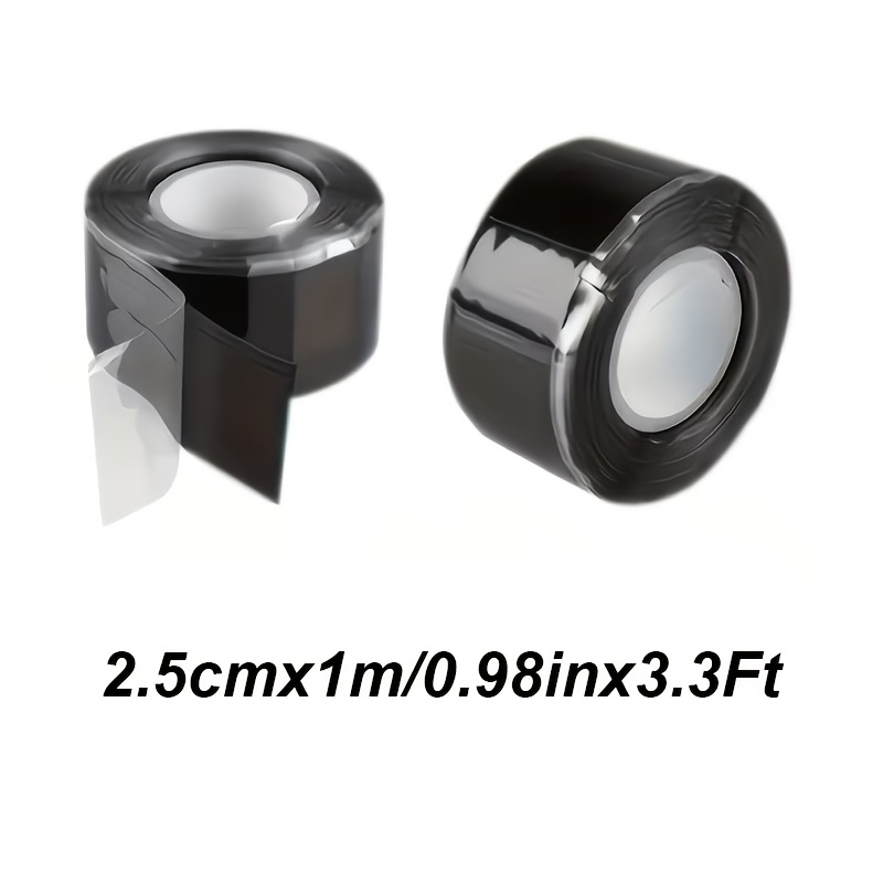 [waterproof Sealant] Self-fusing Repair Tape,2pcs,transparent | Pipe Repair | Easy To Apply