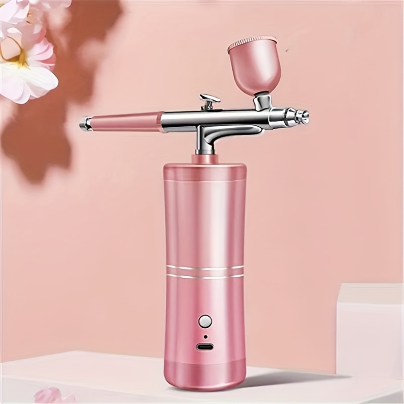 

Portable Airbrush Kit With Compressor For Makeup And Nail Art, Multipurpose Cake Decorating Spray Gun, Nail Art Painting Airbrush Set, Ideal Holiday Gift