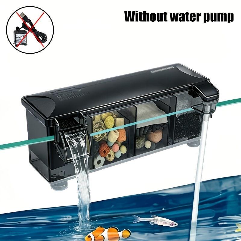 fish tanks with filters sold on Temu United States