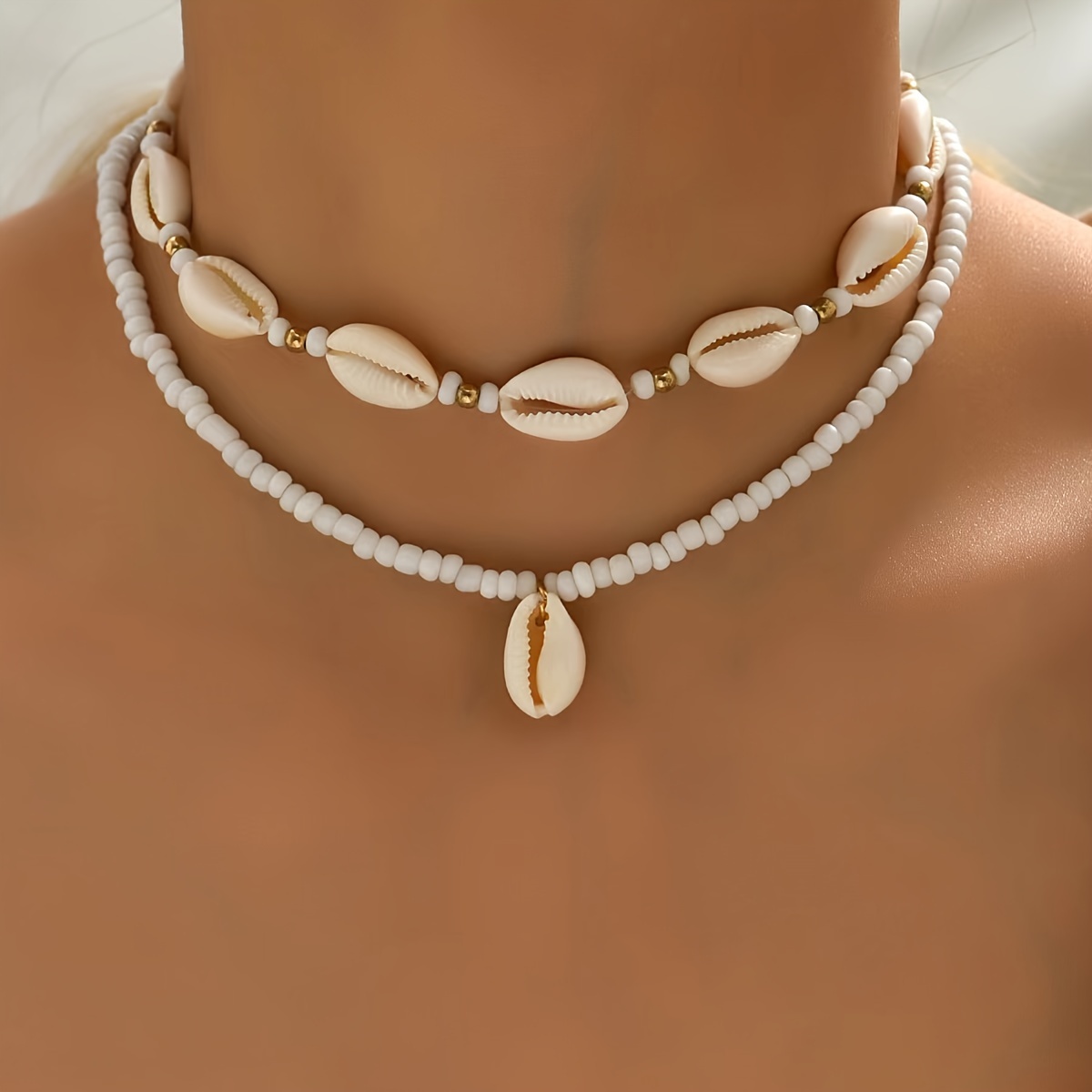 

Two- Necklace Set Necklace Necklace Accessories Stone Necklace Necklace Set