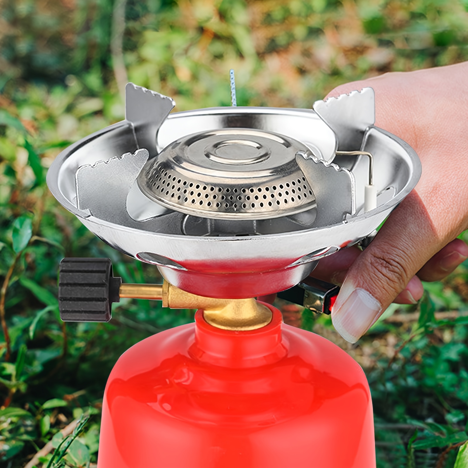 portable camping stove suitable backpacking hiking outdoor Temu