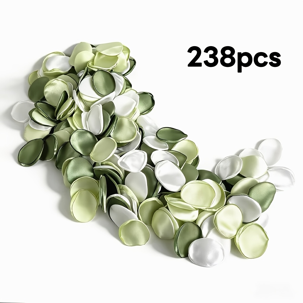 TEMU 109pz/238pz Petali Realistici Adatti per Decorazioni Nuziali Fai da Te, Petali di Fiori Artificiali per Nuziale, San Valentino, , Centrotavola