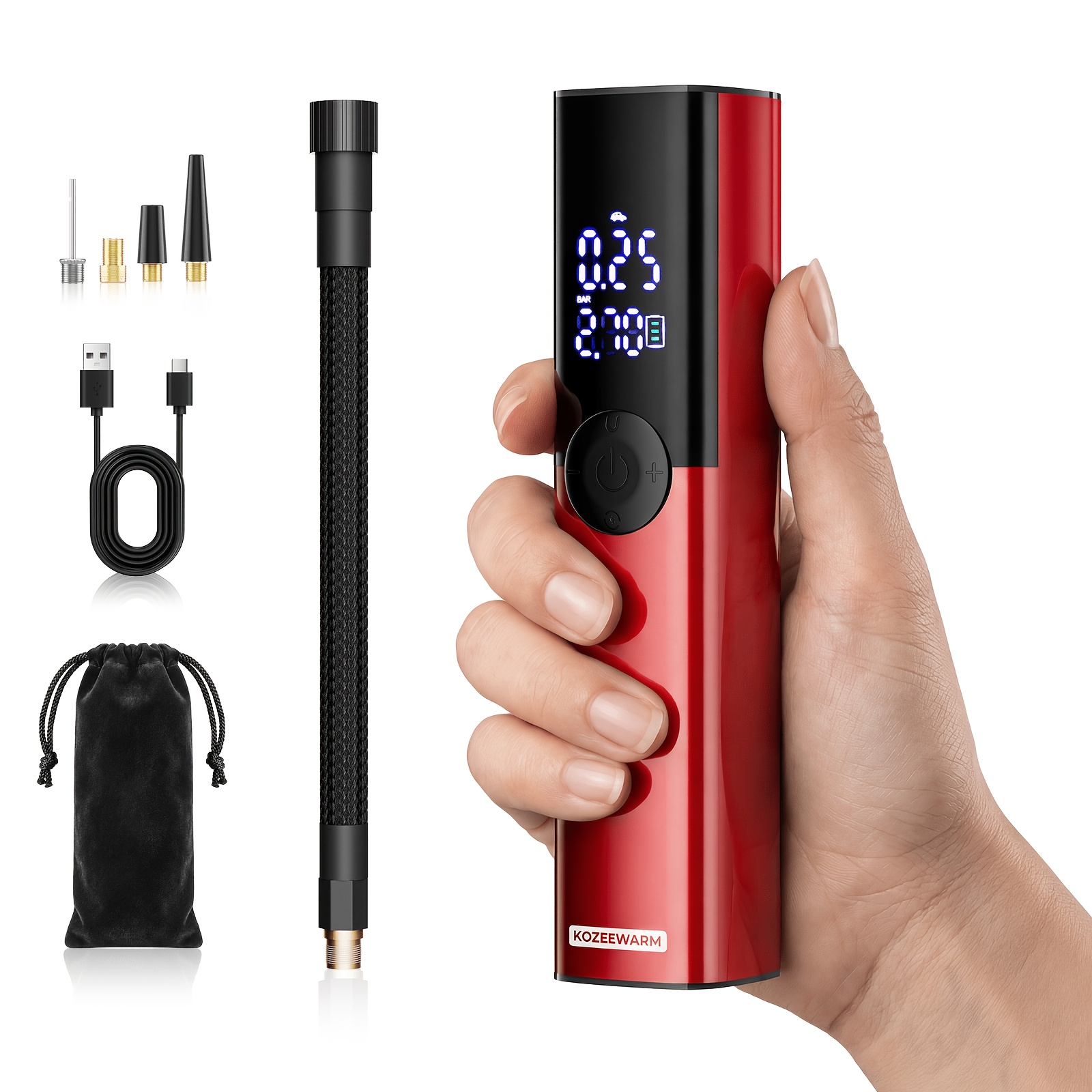 tire inflator portable air compressor 150psi car tire pump