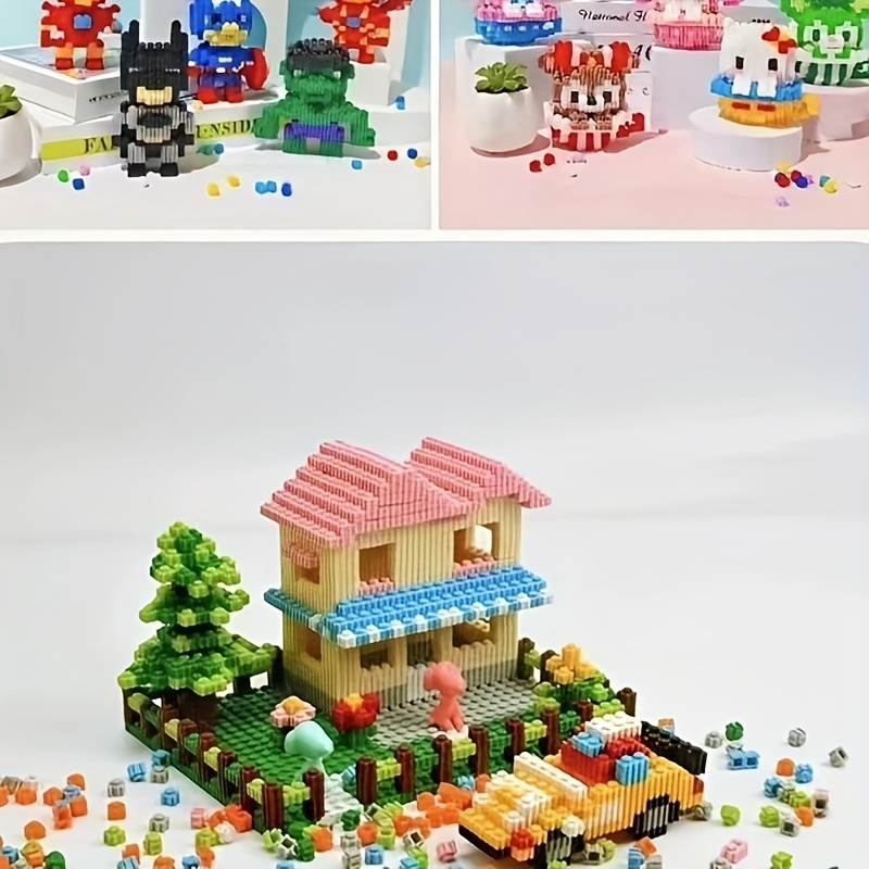 Small Particle Building Blocks Toy DIY Safe Material Halloween Christmas Gift