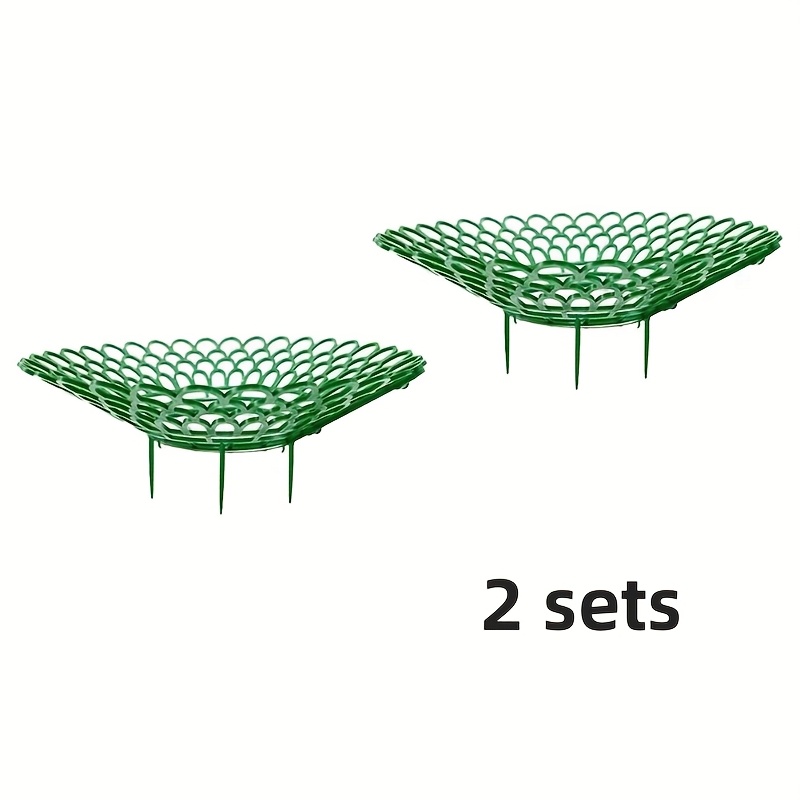 TEMU 2 Ensembles de supports de plantation de fraises, équipés de pieds stables et de cadres de protection, structure de support horticole robuste et