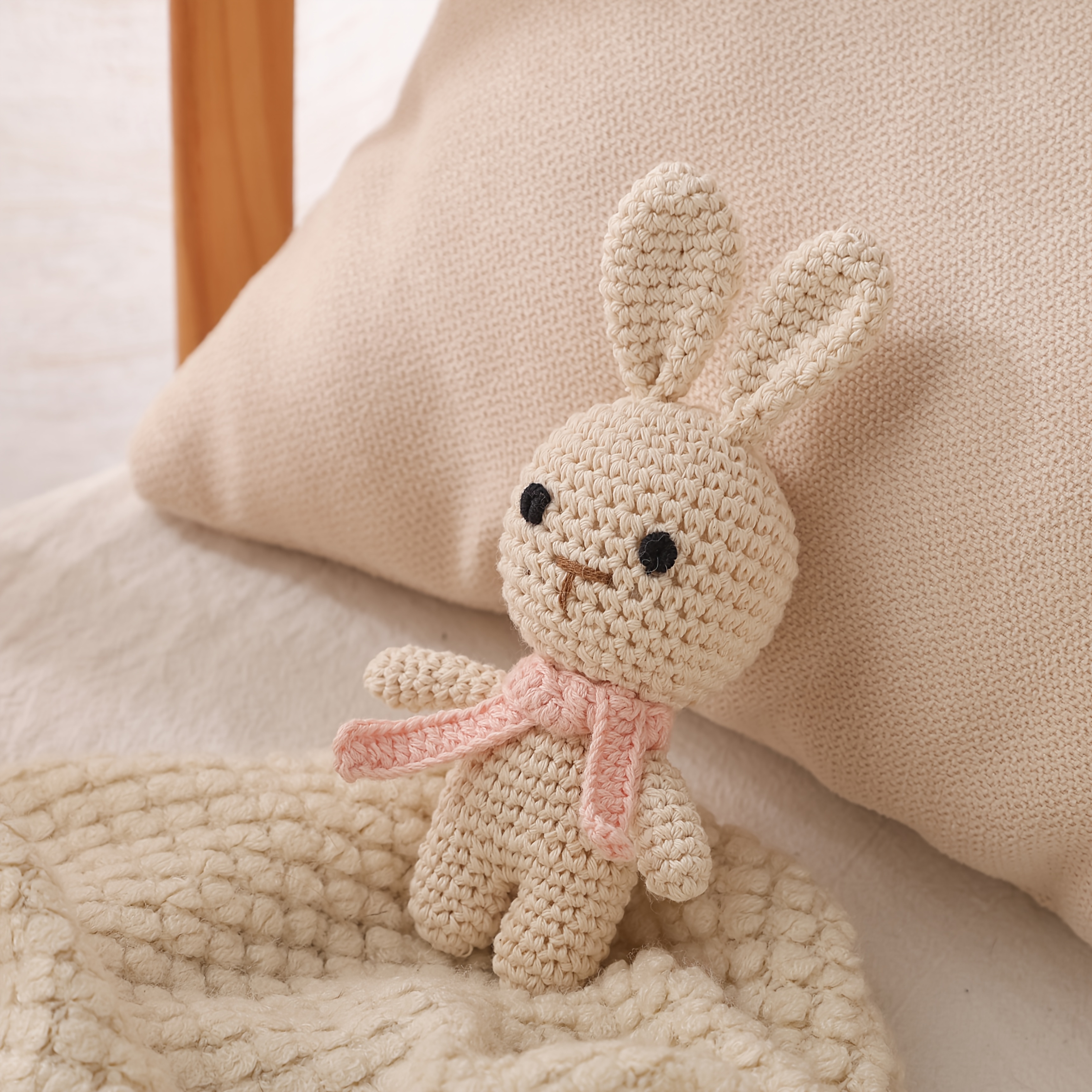 Handmade Crochet Rattle, Interactive Baby Toy