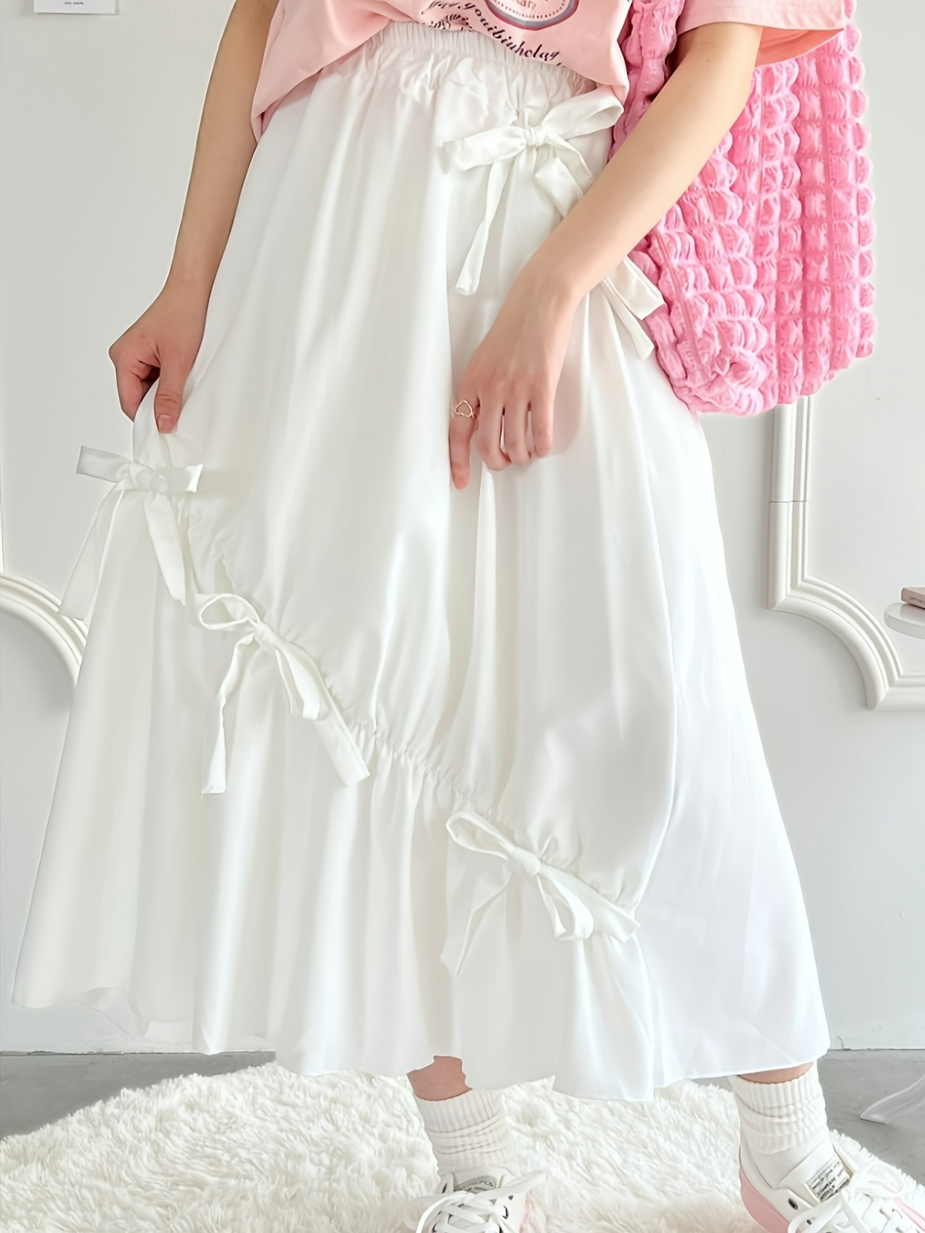 bow skirt sold on Temu United States
