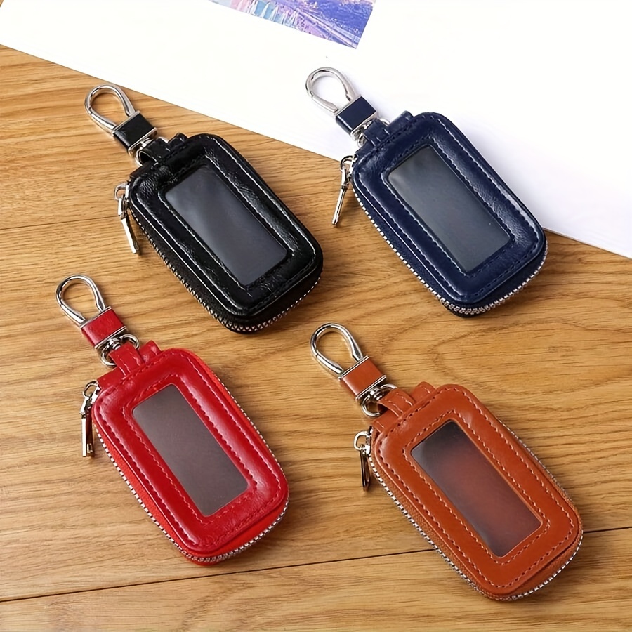 

1pc Key Clear , Universal Car Key , Keychain For Men And Women, Zippered Key Organizer