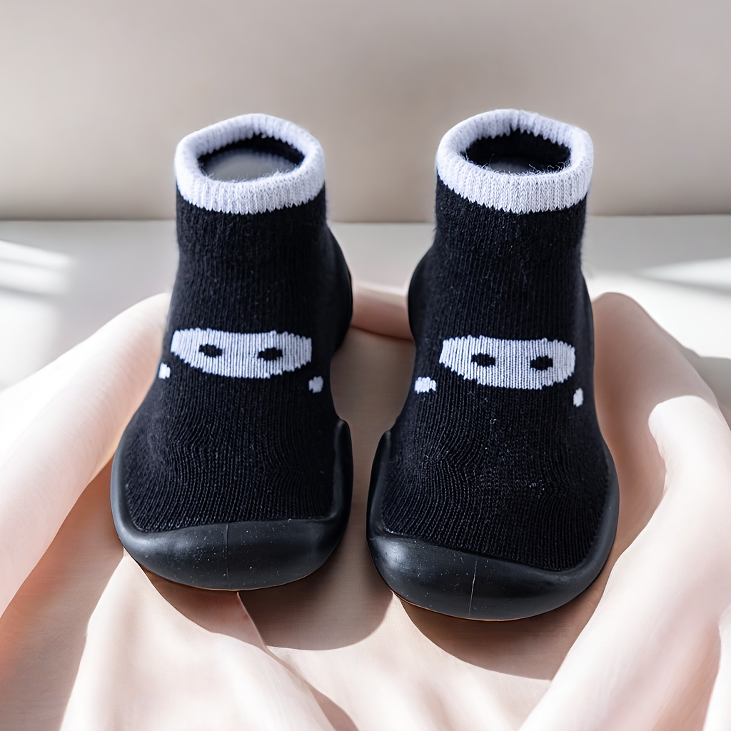 Adorable Cartoon Animal Face Toddler Walking Shoes - Breathable, Non-Slip Sock Shoes for Baby Girls & Boys, Perfect for First Steps, All-Season Comfort, Toddler Shoes