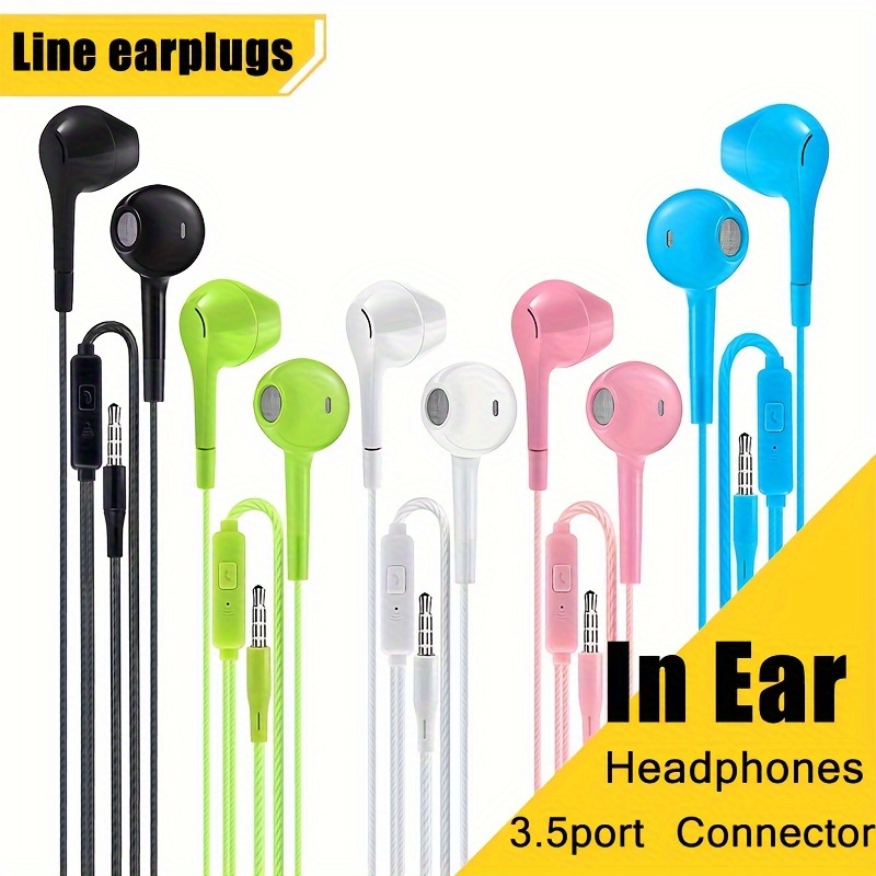 Auriculares In Ear Microfono Cable Para Celular Universal Con Estuche Kawaii