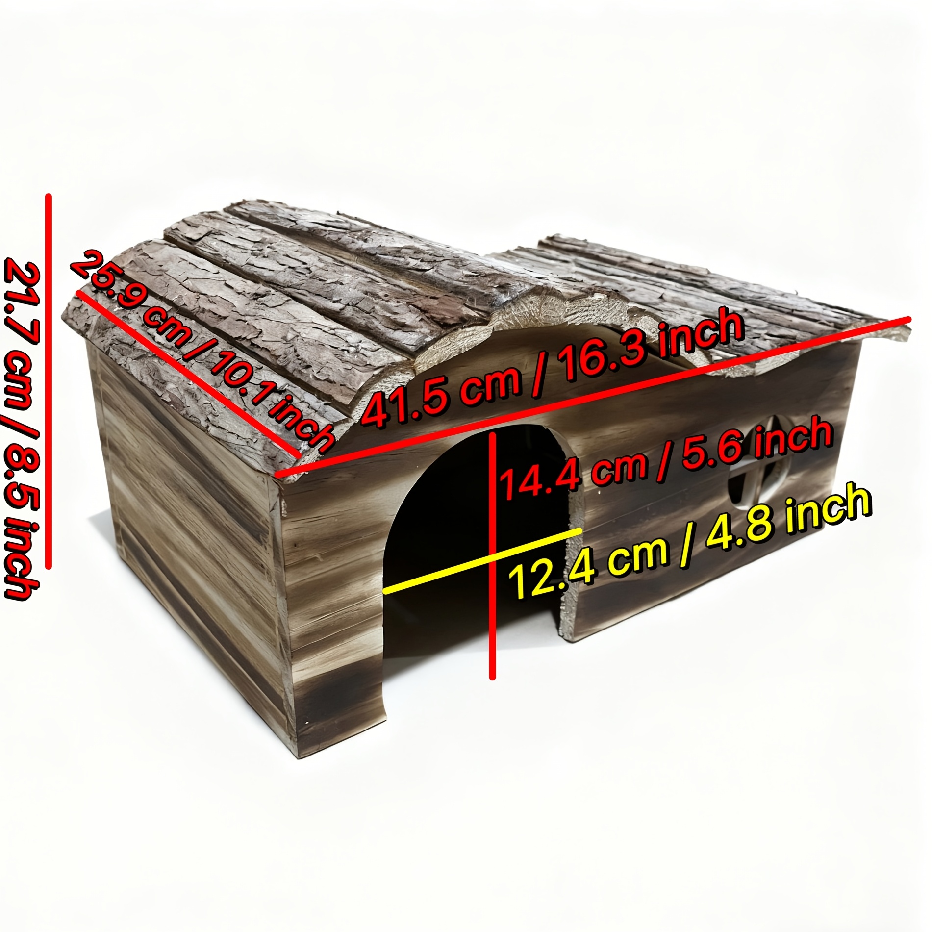 Rustic Cedar Wood Small Animal House