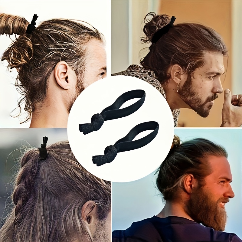 

- Sports Breathable Men's Hair Band Beam Hair Non-slip Ponytail Back Hair Rope Rubber Band Hair Ring Accessories