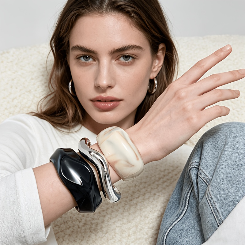 3pc Stylish Elegant Bracelet Set for Various Occasions