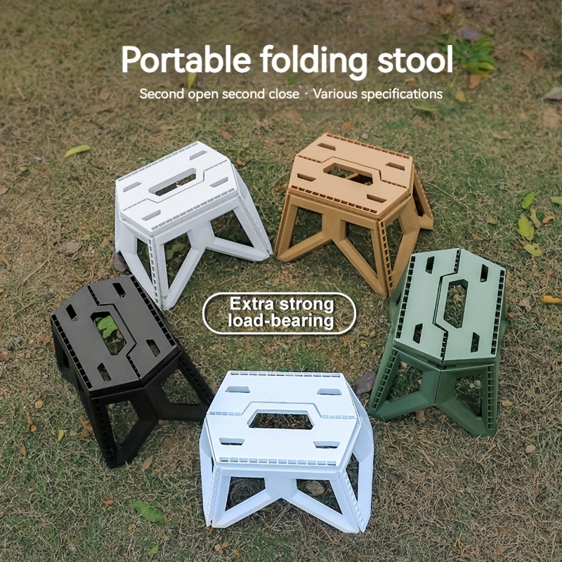 Outdoor Portable Foldable Plastic Folding Stool Cartoon Children's Stool  Stepstool Hiking Fishing Stool Chair Multi Purpose - AliExpress