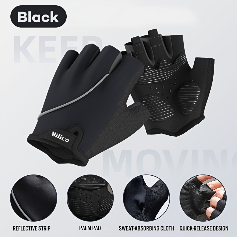 E-shop Ein Paar Vilico Fitness-Handschuhe, verstellbare Gewichtheberhandschuhe für Männer Frauen, atmungsaktive Trainingshandschuhe für