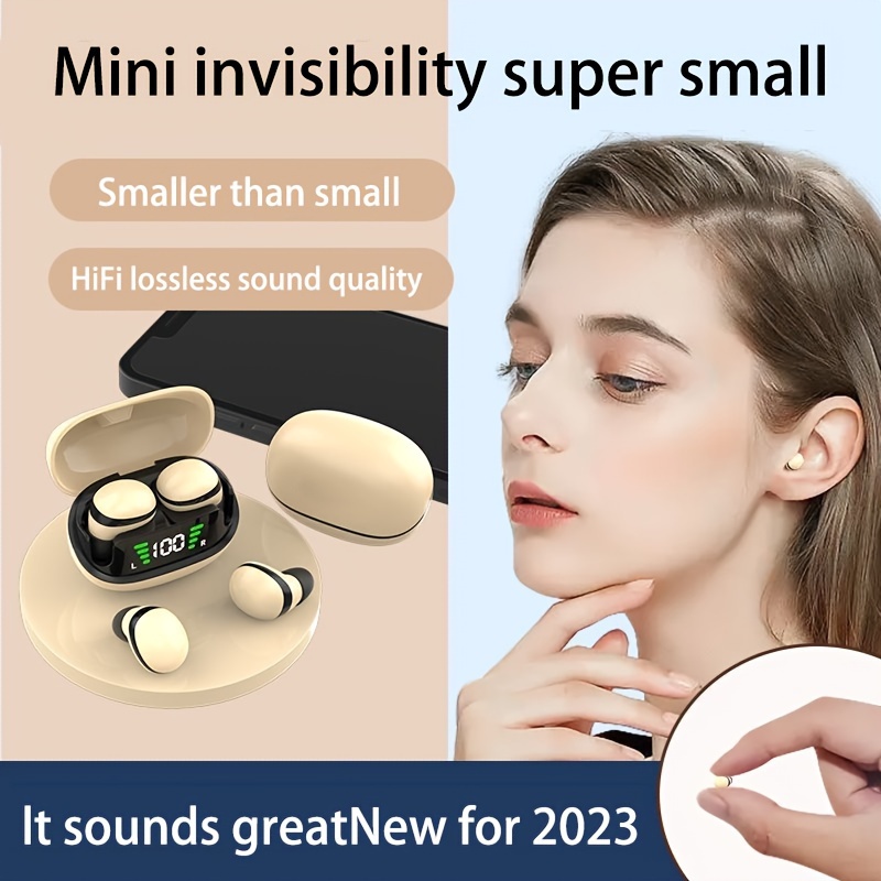 Mini Ultra Pequeños Auriculares Inalámbricos Alta Gama - Temu