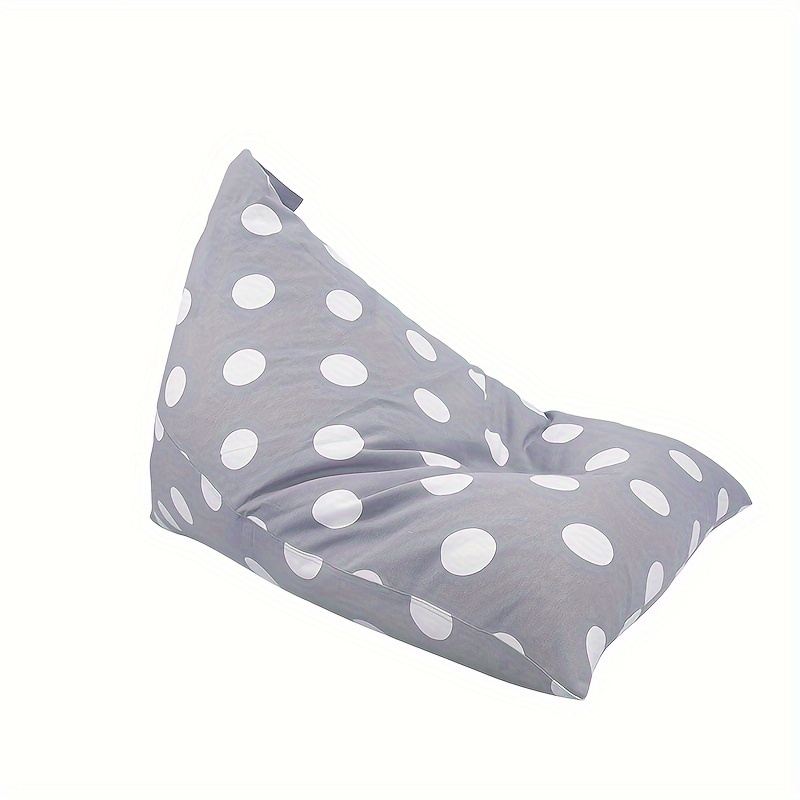 Oversized Soft Cover Featuring Polka Dots, Designed For - A Cozy Fabric Holder For Storing Stuffed Animals And Providing Comfortable Seating For Families - Sturdy, Machine-washable
