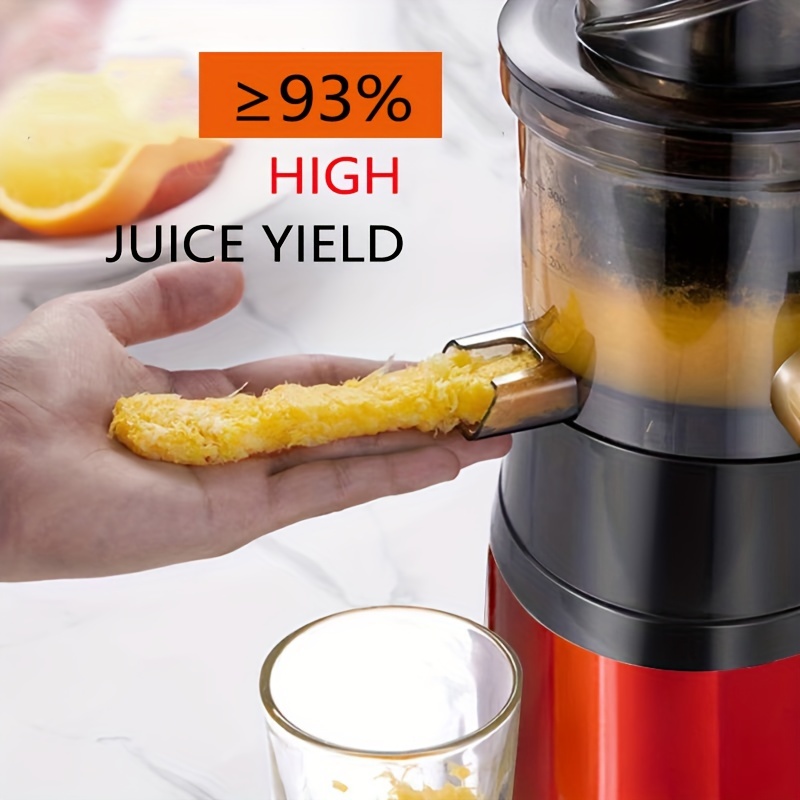 Hilton Quiet Slow Press Juicer Machine 300W Cold Press Juicer with Wide Chute, Masticating Motor for Juice Suitable for Juicers, DIY Ice Cream