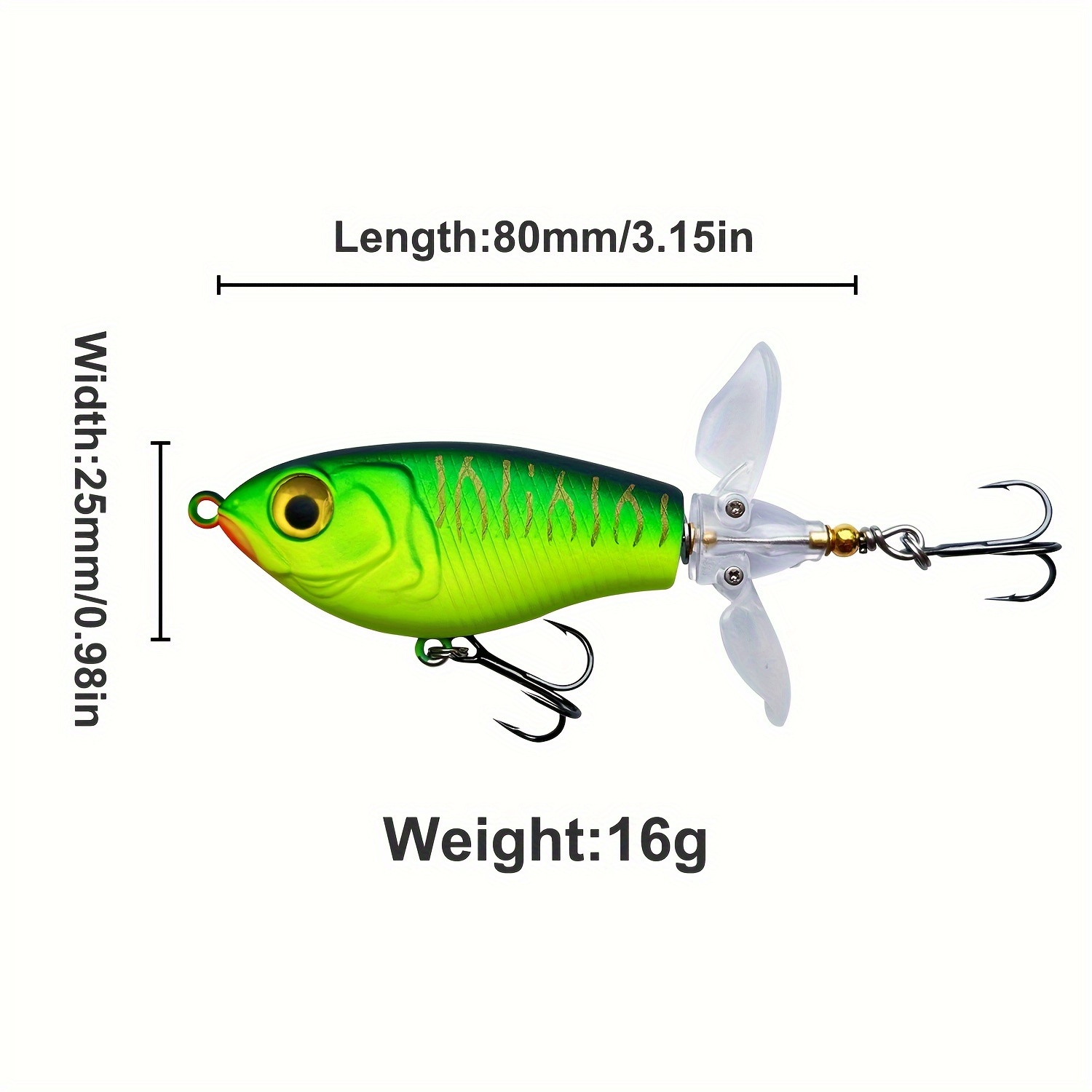 Qqnal Floating Artificial Hard Bait Rotating Tail Fishing - Temu New Zealand