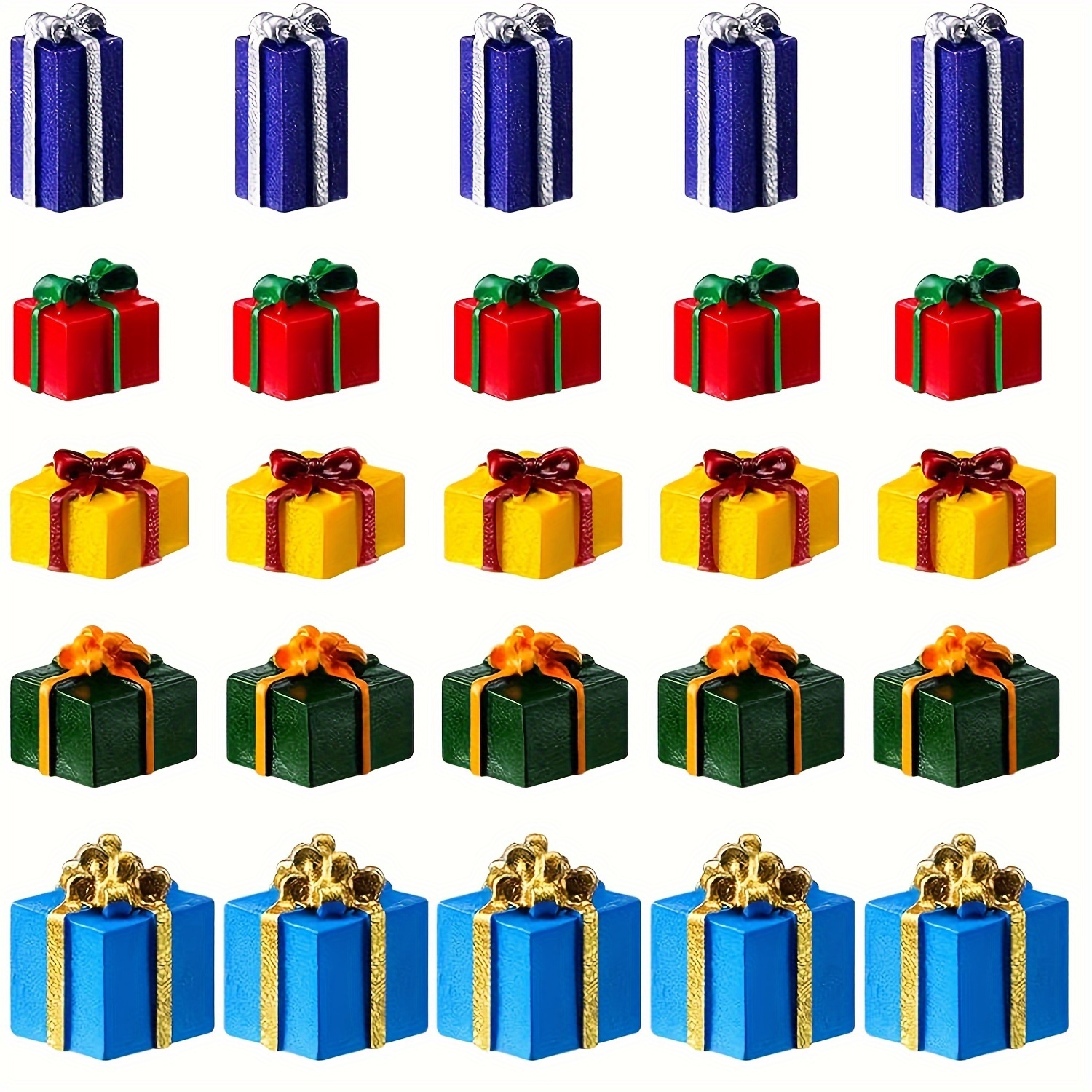 

25/50pcs Christmas For Crafts Christmas Ornaments Decor Miniature Christmas Figurines For Decor Diy Accessories()