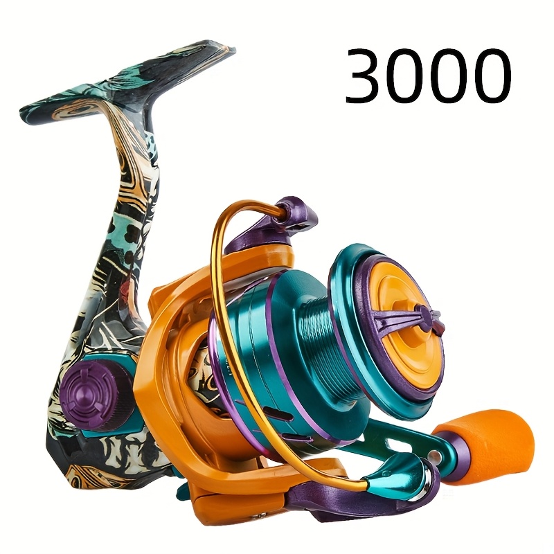Image of Billings Ha 1000-6000 Series Spinning Reel, 5.2:1 Ratio, Super Light Meatl Spool, Interchangeable Handle, Durable Metal Fishing Reel For Freshwater And Saltwater Fishing