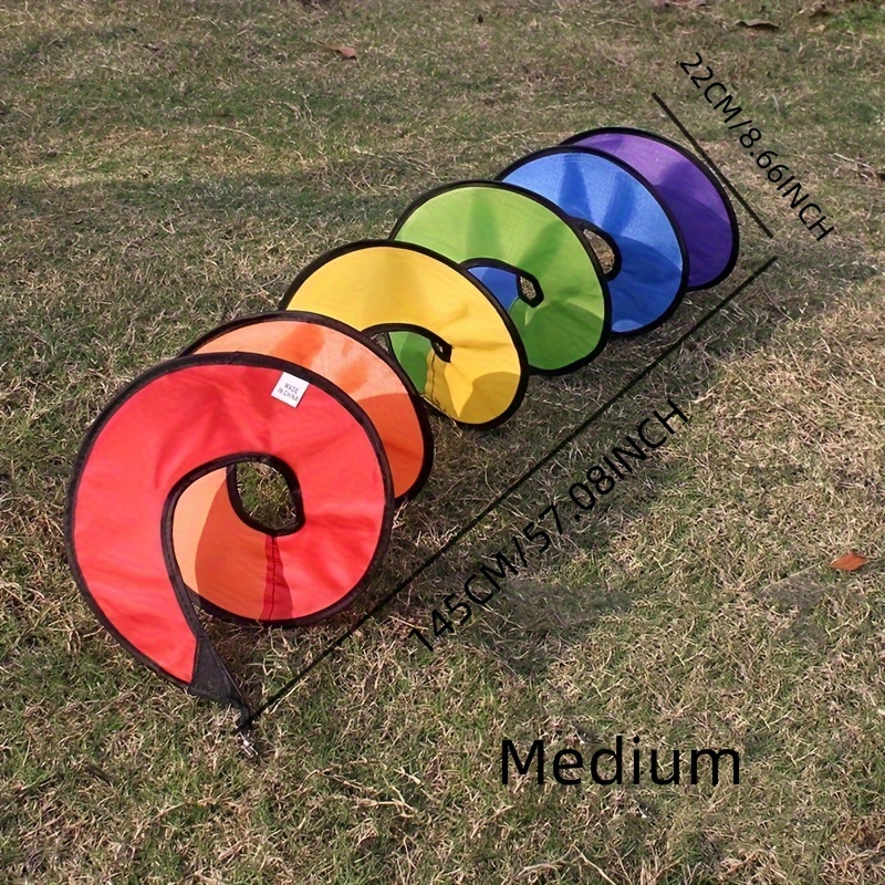 Image of Outdoor Wind- Rainbow Wind Spinner - Multicolor Multiblade Garden & Decoration With Rainbow Blades, Durable Spinning Top For, Balcony, Or Park - Wind Turbine-like Ornament