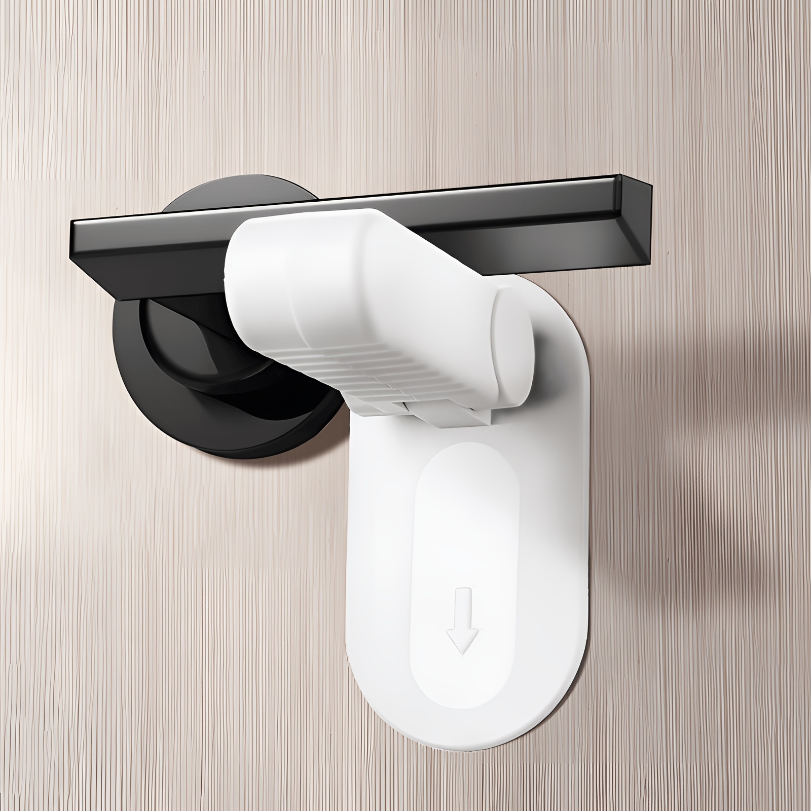 TEMU 1 Paquete de Cerraduras de Seguridad para Manijas de Puerta de - A Prueba de Mascotas | Material Plástico, Diseño Ajustable, Fácil Instalación
