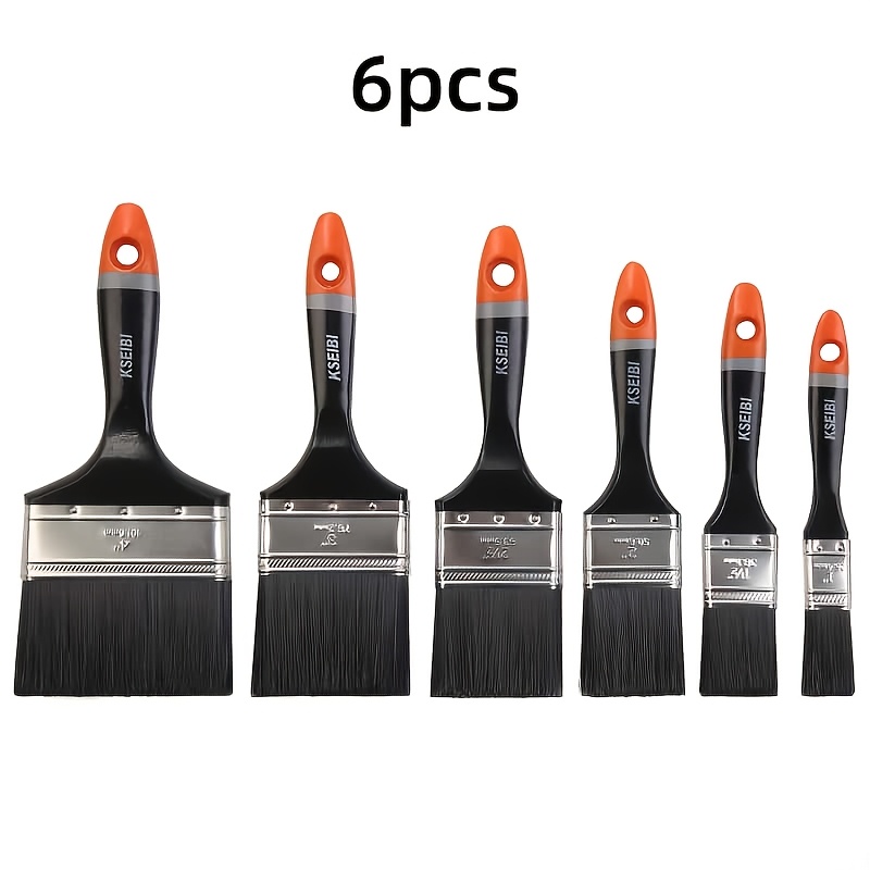 E-shop KSEIBI 3/4/5/6-tlg. Premium-Malpinsel-Set, geeignet für Wände, Schränke Zäune – weiche konische Filamente Naturborstenpinsel, geeignet für – für