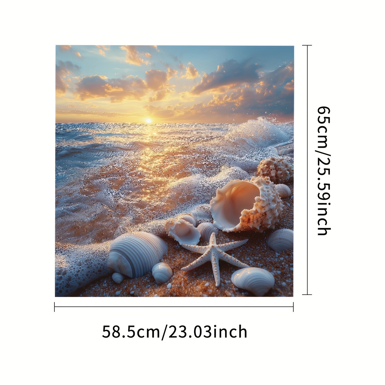 E-shop 1 Stück 2D Flacher Sonnenuntergang Strand Magnetischer Geschirrspüler Türabdeckungsaufkleber, Geeignet für Geschirrspüler, Kühlschrank usw. -