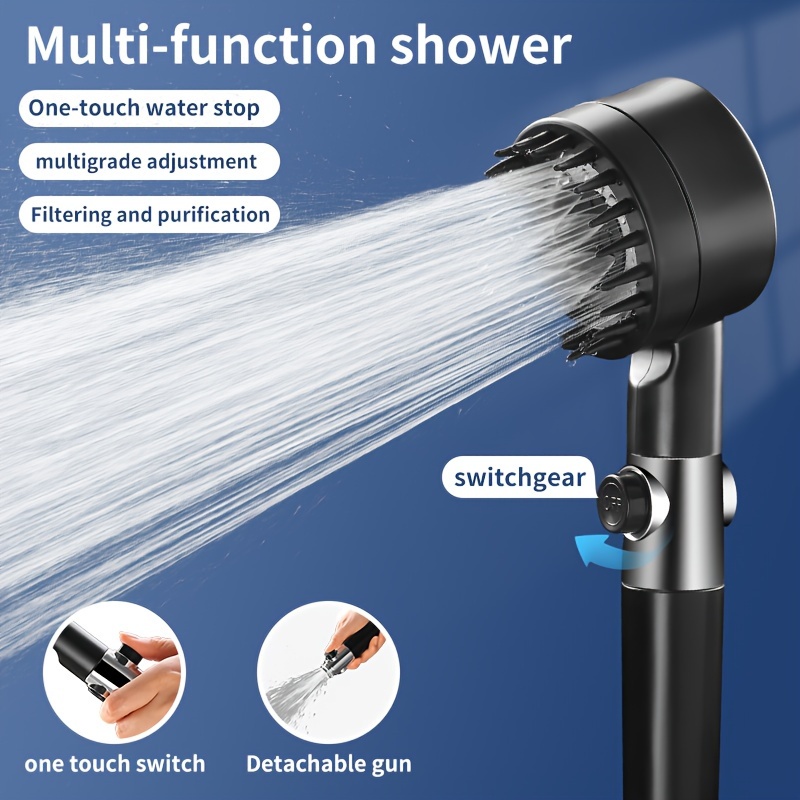 

3-speed Adjustable Showerhead, Adjustable High-pressure Water-saving, 1 Stop Showerhead, Showerhead, Bathroom Accessories