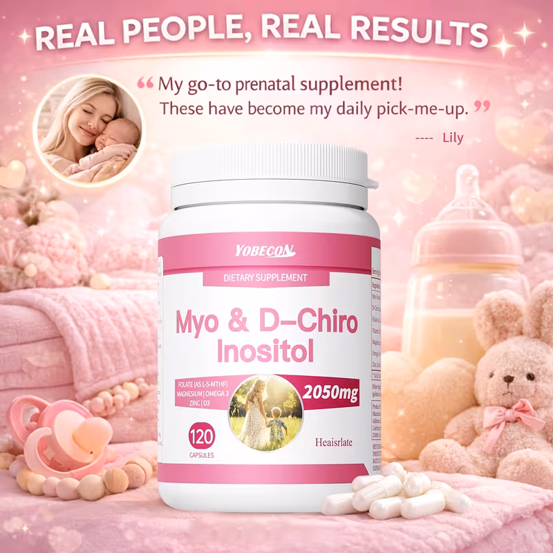 myo inositol and d inositol supplement for women health regular menstruation mood health and pre pregnancy 7in 1 120 capsules per bottle Product details 3