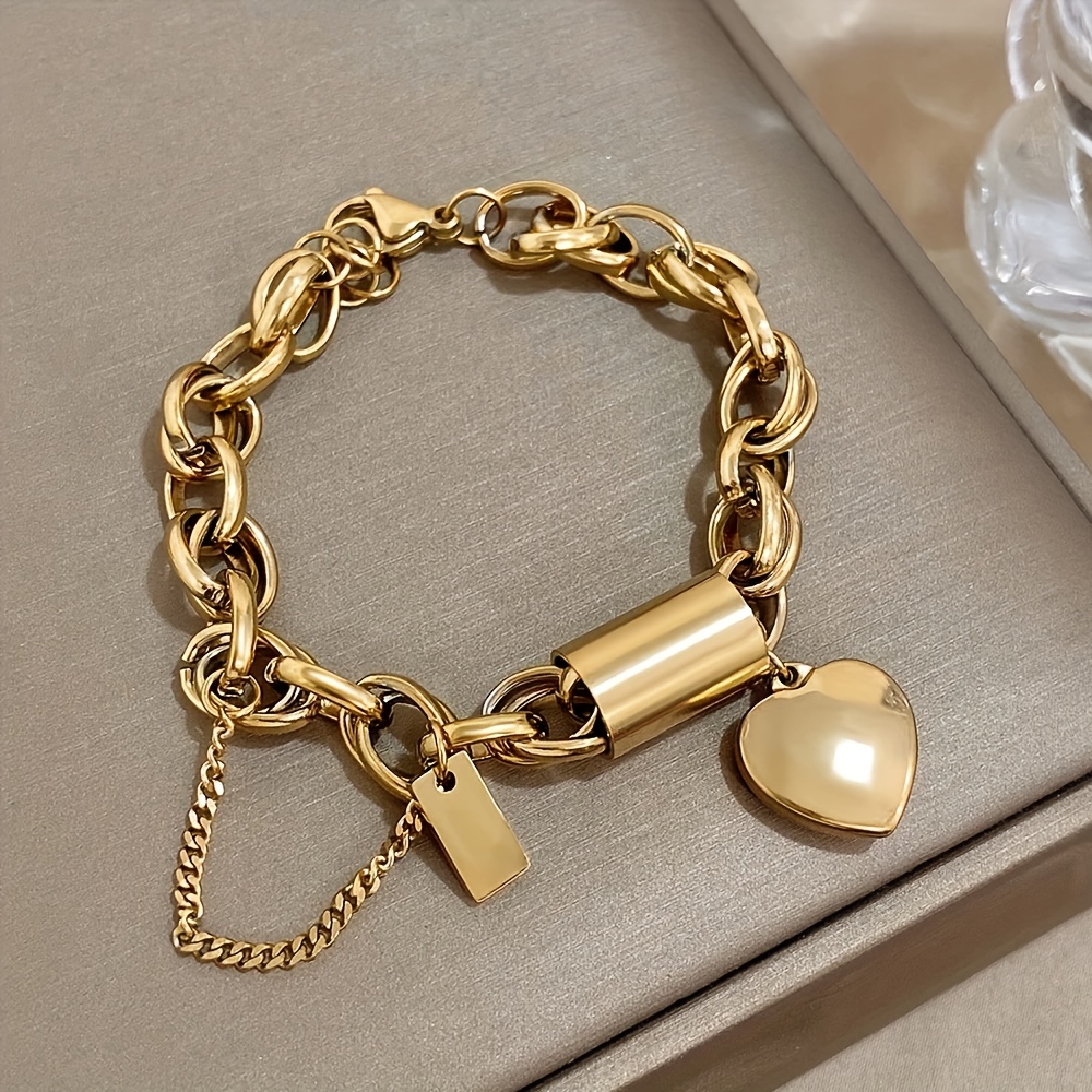 E-shop Neues Damen-Armband im kubanischen Gliederketten-Stil, europäische amerikanische Mode