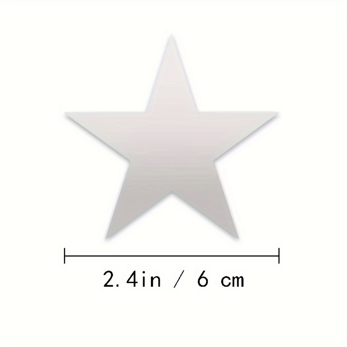 50pcs Silvery Acrylic Mirror Wall Stickers - Self-adhesive, Removable Decor For Bathroom, Bedroom, Kitchen, Dorms & More - Geometric Star Shape With Sparkle Finish, Office, Gym